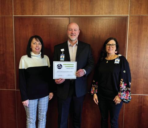 Pictured left to right: Carmen Nickel, ACNO, Corey Lively, CEO and Misty Carter, CHRO/VP of Ancillary Services.