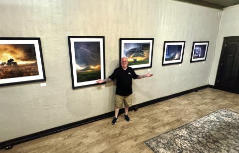 ARTIST AND EXHIBIT ORGANIZER JEFF EVANS