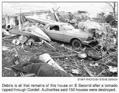 CORDELL TORNADO: 25 YEARS