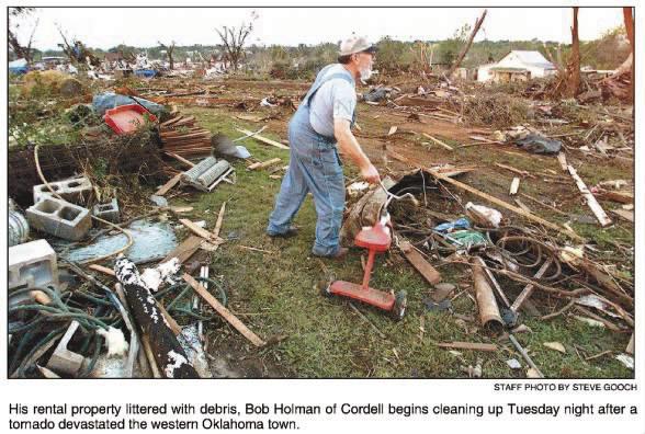 CORDELL TORNADO: 25 YEARS