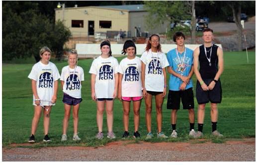 Cordell Cross Country Hosts Annual Fun Run At Crooked Creek