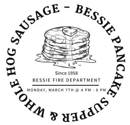 Bessie FD Pancake Supper to take place next Monday