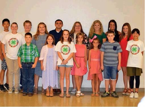 Washita County 4-H Members Honored At Annual Program