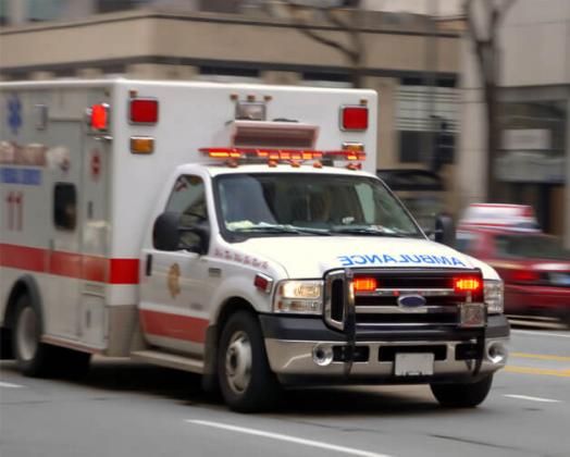 This is a stock photo of an ambulance, not an actual representation of the type of ambulance the city of Cordell wants to purchase.