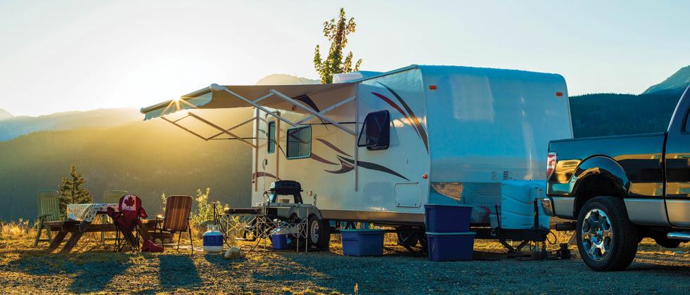 Camping stock photo