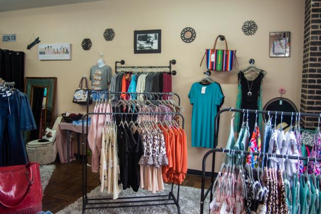 A large selection of clothing is availabe at Hello Beautiful PHOTO BY HECTOR LUCAS