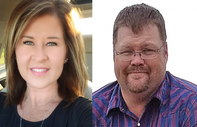 Misty Gossen (left) and Levi Jones (right) are the newest members of the Cordell School Board.