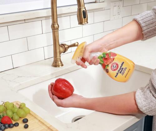Wash your fruits and veggies correctly