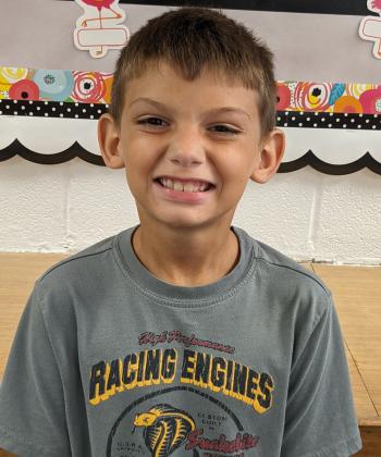 “Good, because I’m learning and I haven’t got any laps. I do know how to write numbers all the way to 120. I like my classroom and it’s pretty good.”