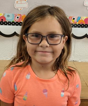 “Good, I missed my friends really bad. I like playing with them at recess. I like to say the A, B, C’s. I like to get stickers, so I get get something from the treasure box”.