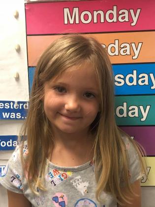 “School has been fun! The best part is going outside.”