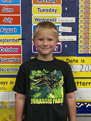 “Good!... because I’ve been playing with all my friends and working doing math. I also like doing Morning Meeting.”
