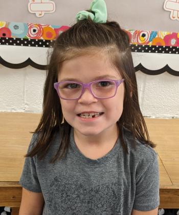 “I don’t really know. It’s went good. I like doing math and reading and singing the months. I like counting to 10 all the way to 100.”