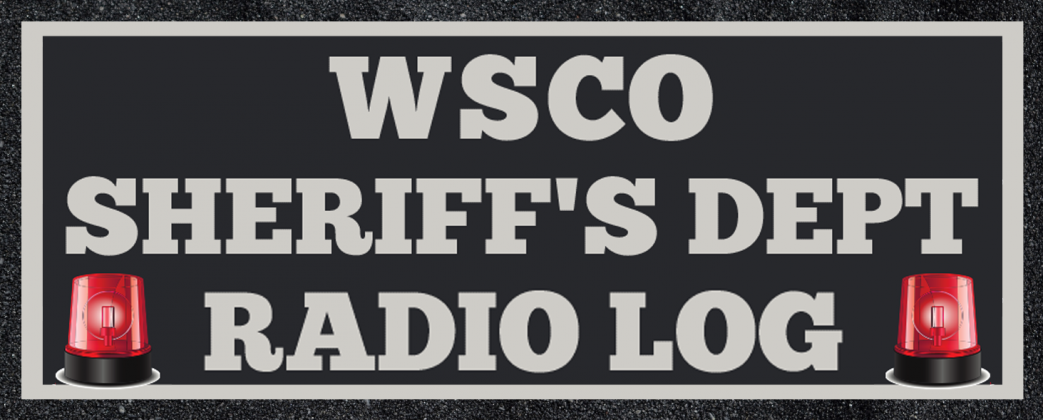 WSCO SHERIFF'S DEPT RADIO LOG