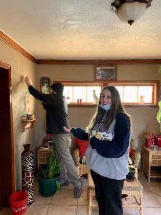 Cordell Fire Department installs free smoke alarms with Red Cross and Methodist Church volunteers. Photo credit: Jason Dudgeon