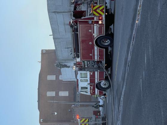 Local structure fire damages business