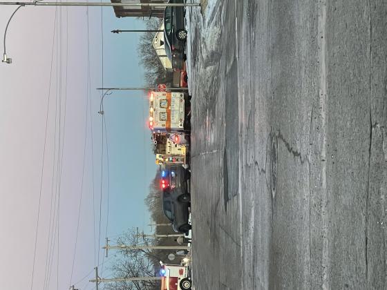 Local structure fire damages business