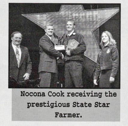Nocona Cook, former Cordell FFA Chapter member
