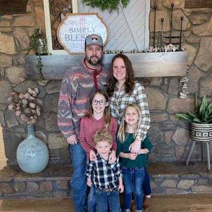 Anna Feltman with her family