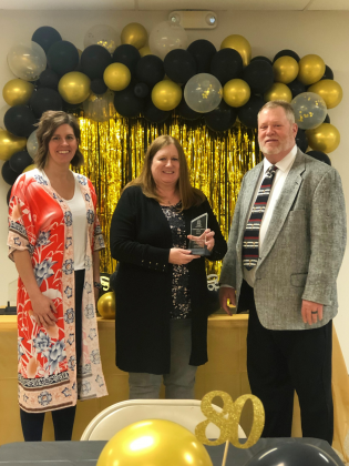 Treatment Court Coordinator Tracy Burton received the Community Service award on behalf of the Treatment Court Participants
