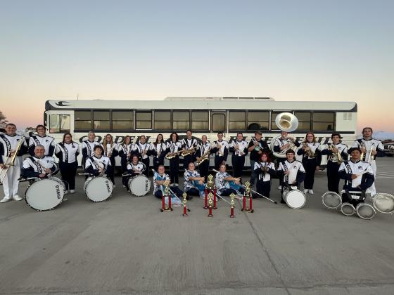 The Pride of Cordell Marching Band. Photos Courtesy of Aaron Edge