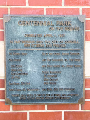 Plaque featuring Bo Ainsworth