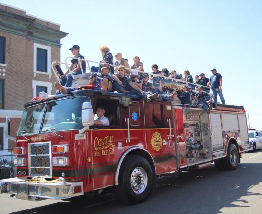 Cordell Blue Devil High School Football Team