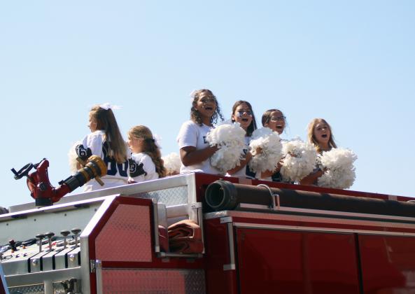 Cordell Junior High Cheerleaders