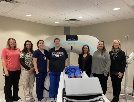 Cordell Memorial Hospital’s radiology/laboratory staff will be able to provide testing more easily for patients of different sizes and weights