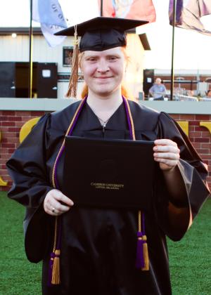 Catherine Jacobs graduation ceremony