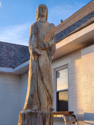 Jesus Christ Statue in Vici, OK