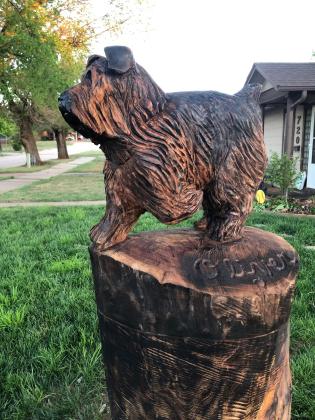 Oliver Statue in Cordell, OK