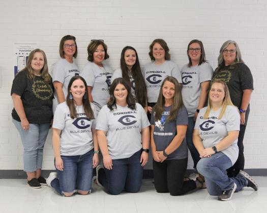 Elementary Winners Back Row: Debra Hougland, Cara Regier, Diane Igo, Rhagan Hill, Anna Feltman, Lisa Holland, Lisa Griffith Front Row: Allee Merrill, Allison Russell, Jannette Candelaria, Kendon Owens, Not Pictured: LeeAnn Blackburn