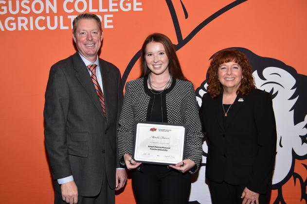 Marlie Farris, Sentinel, OK Animal Science and Agricultural Communications Joseph Fleming Memorial Transfer Scholarship