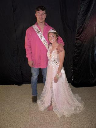 2024 Prom King Gage Miller and Queen Carlie Banks