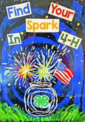 This poster, created by Sentinel 4-H member Liberty Lester, won First Place at the Oklahoma State Fair.