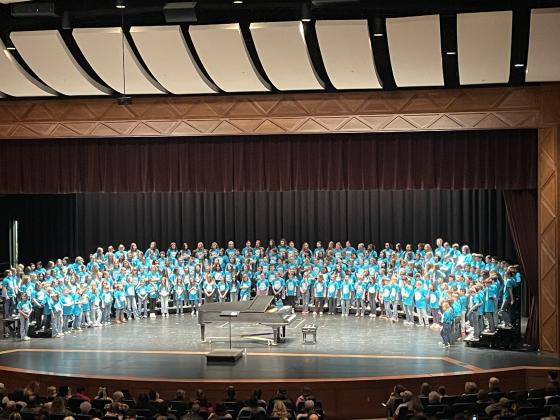 Cordell Elementary Vocal Students excel at State Honor Festivals