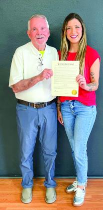 MACI SHOEMAKER HONORED FOR CONTRIBUTIONS TO COMMUNITY