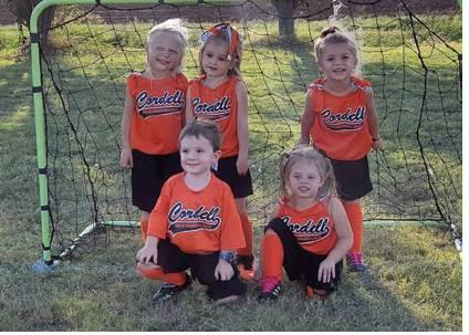 Soccer League’s U6 Teams Kick Off Fall Season in Cordell