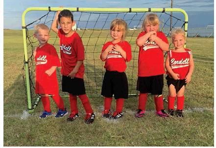 Soccer League’s U6 Teams Kick Off Fall Season in Cordell