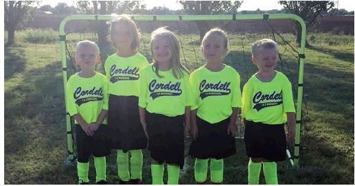 Soccer League’s U6 Teams Kick Off Fall Season in Cordell