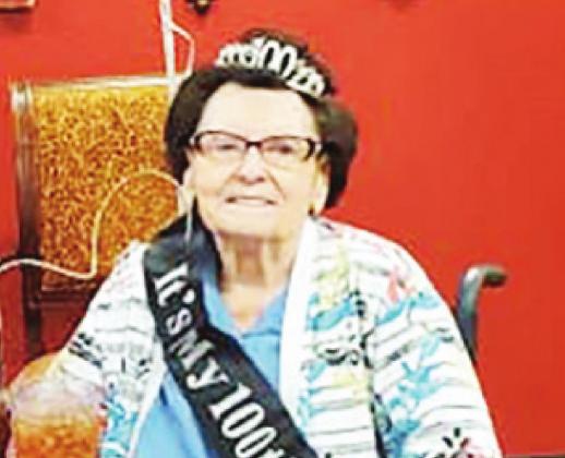 Corn resident celebrates a century of life