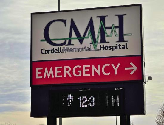 Cordell Memorial Hospital fills in gap left by Clinton closing
