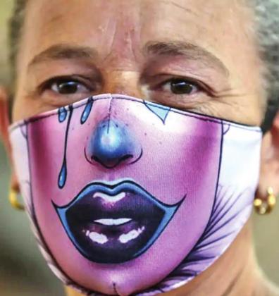 Send in your best photo of your most colorful or creative face mask for a chance to win a prize sponsored by West Okie Boutique. COURTESY PHOTO