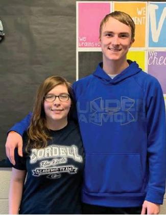 Cordell Announces Students Of The Nine Weeks