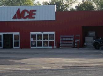 The merchandise displayed in front of Ace Hardware, between the parking lot and entrance. Bob Henline | The Cordell Beacon