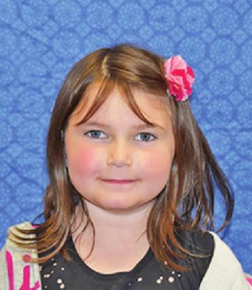 Tessa Holman, First Grade, Mrs. Hougland