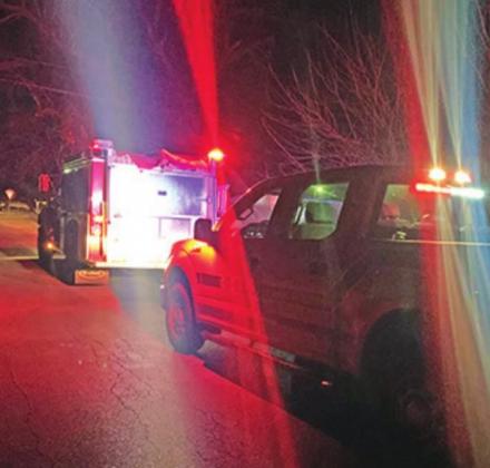 Christmas comes on a fire truck for some local kids