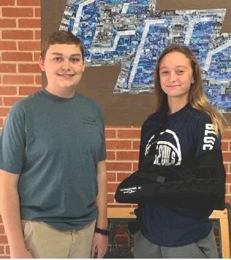 Freshmen Adam Lindsey and Piper Gallagher Photo courtesy of Sundy Walker