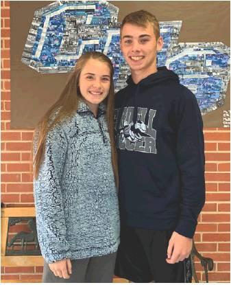 Sophomores Renee Javorsky and Cade Walker Photo courtesy of Sundy Walker